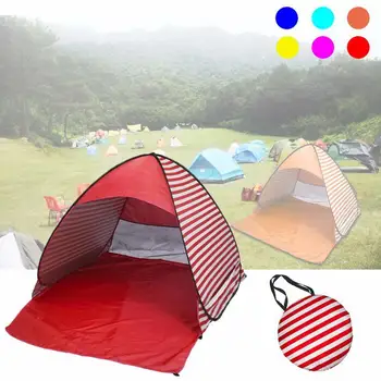 

Portable Outdoor UV Protection Beach Tent Automatic Instant Pop Up Camping Tent Lightweight Easy Build Summer Tent Sun Shelter