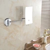 Bath Mirrors 3 X Magnifying Mirror Wall Makeup Mirror of Bathroom 1 Sided Lady Square Folding Cosmetic Mirrors With Arm 6208 5