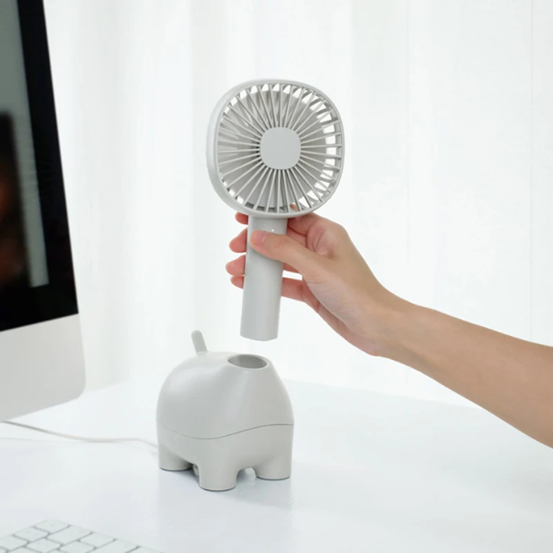 USB  Cartoon Fan usb ventilator Portable Desk Fan Mini USB charging Device Cool Fan Soothing Third Gear Wind For HomeOffice (4)
