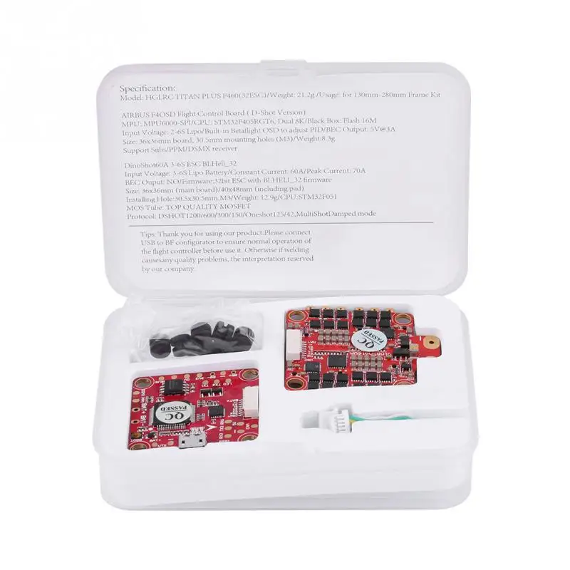 Контроллер полета DinoShot 60A BLHeli32 4 в 1 2018 Plus F460 аэробус F4 ESC RC часть Combo для FPV дрона