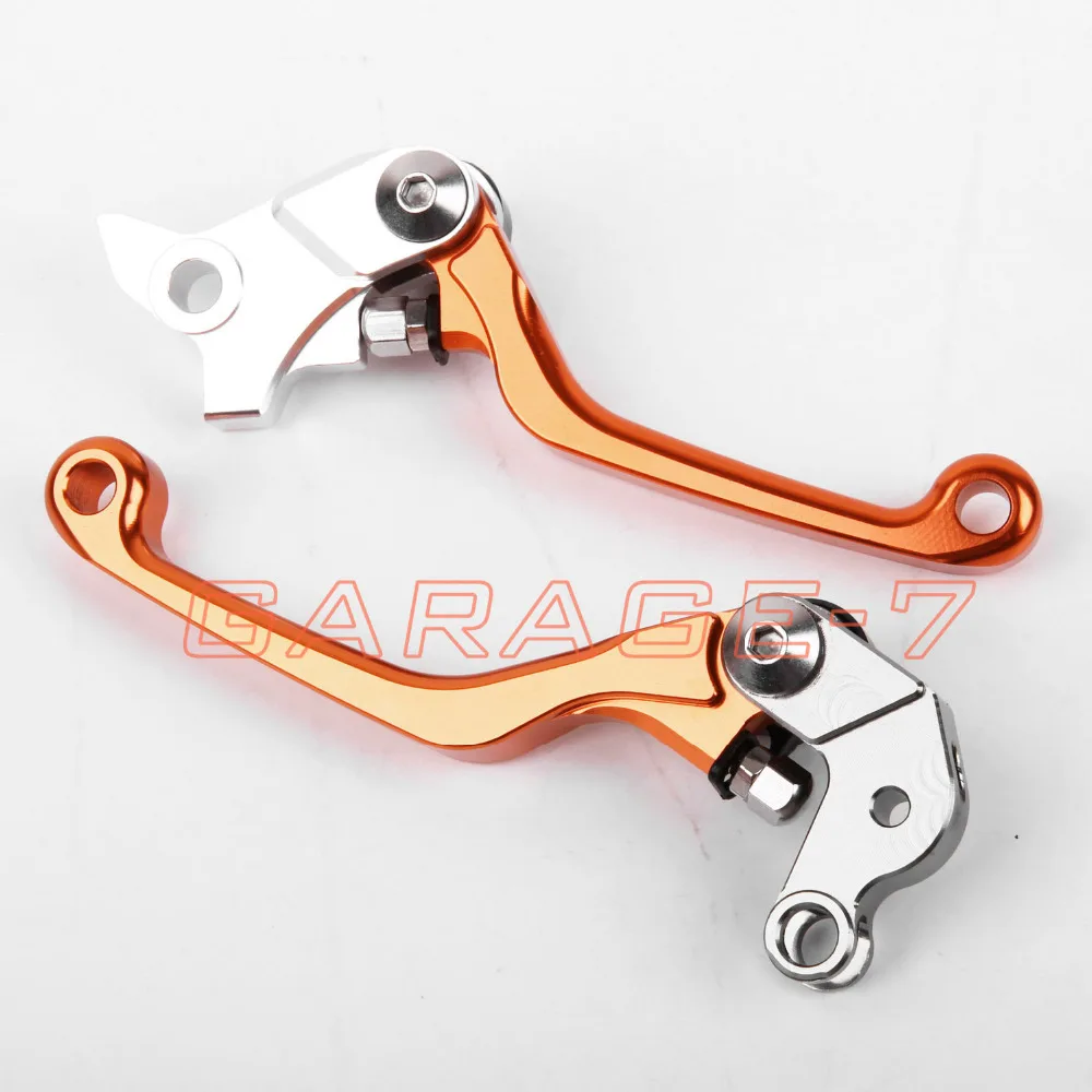 Для KTM 500XC-W/EXC/EXC-F шесть дней- CNC Pivot тормозные рычаги сцепления Набор внедорожных мотокросса оранжевый/черный/фиолетовый