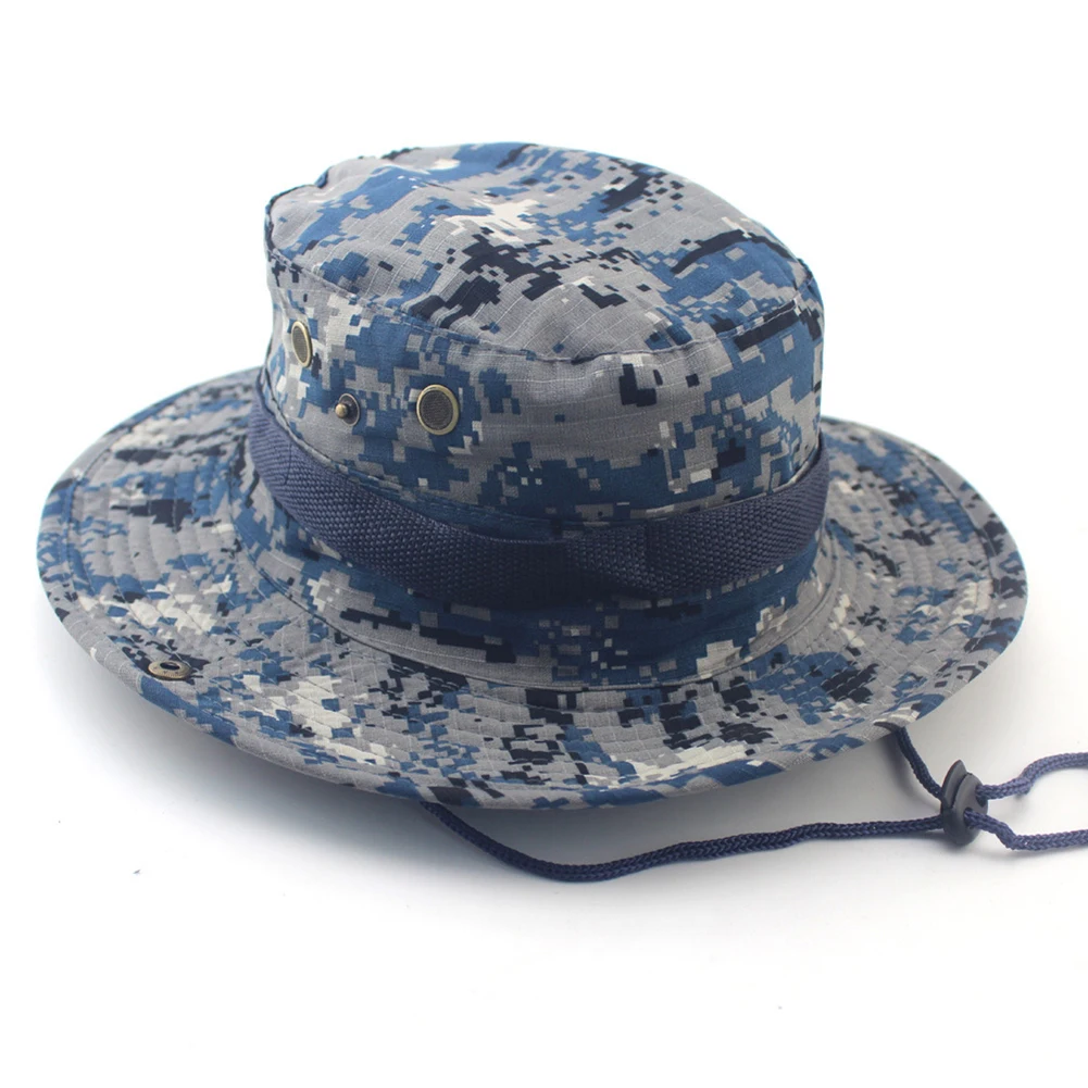 Ведро шляпы мужские джунгли военные камуфляж Боб камуфляж Бонни кемпинг, барбекю Альпинизм рыболовные кепки - Цвет: 2