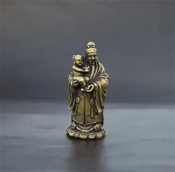 

Collection archaize brass god of wealth hug child small statue