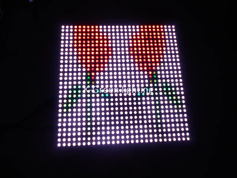 5X оптовая продажа P10 волокно пластины совета APA102 полноцветного 784 пикселей матричный светодиодный экран Экспресс Бесплатная доставка
