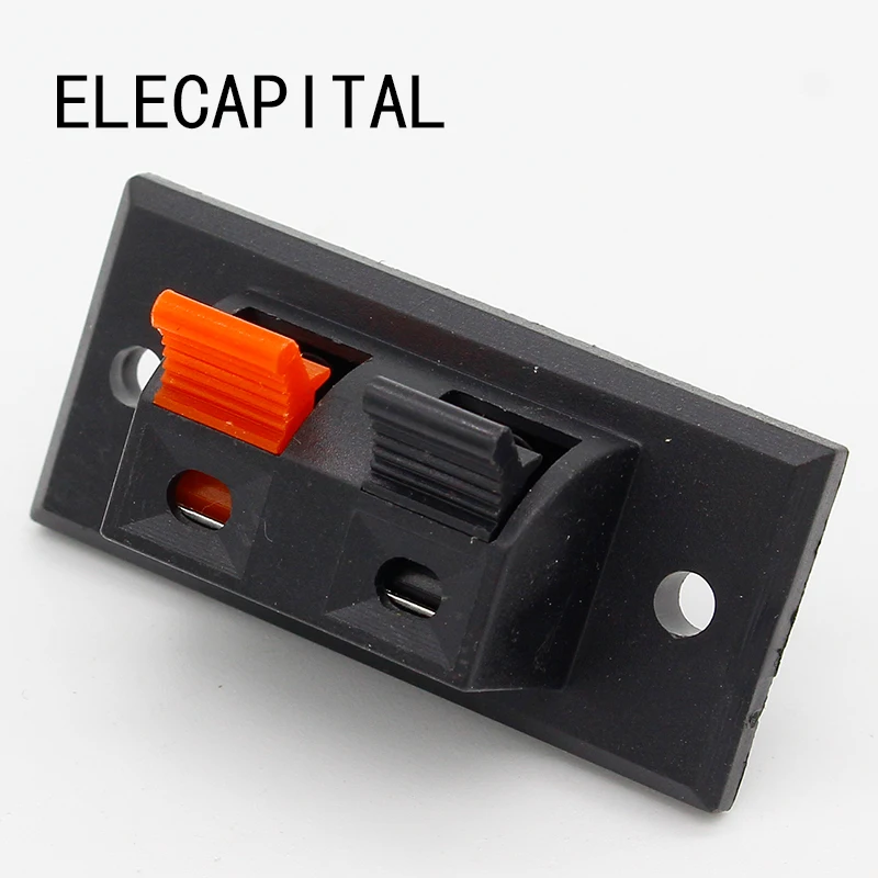 Terminal De Altavoz De 2 Vías De 80x80 Mm - Borne De Cobre Para Cajas De Altavoces DIY