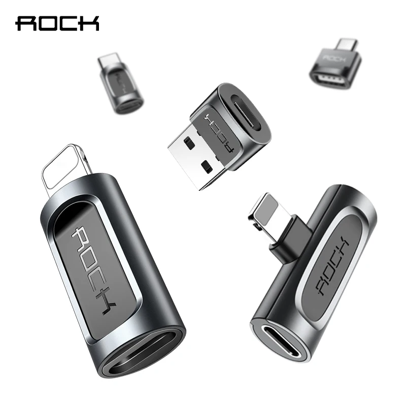 Адаптер типа C до 3,5 мм для освещения Micro USB C OTG для USB-C до 3,5 мм Jack аудио конвертеры mini type-C Male to Micro Famale