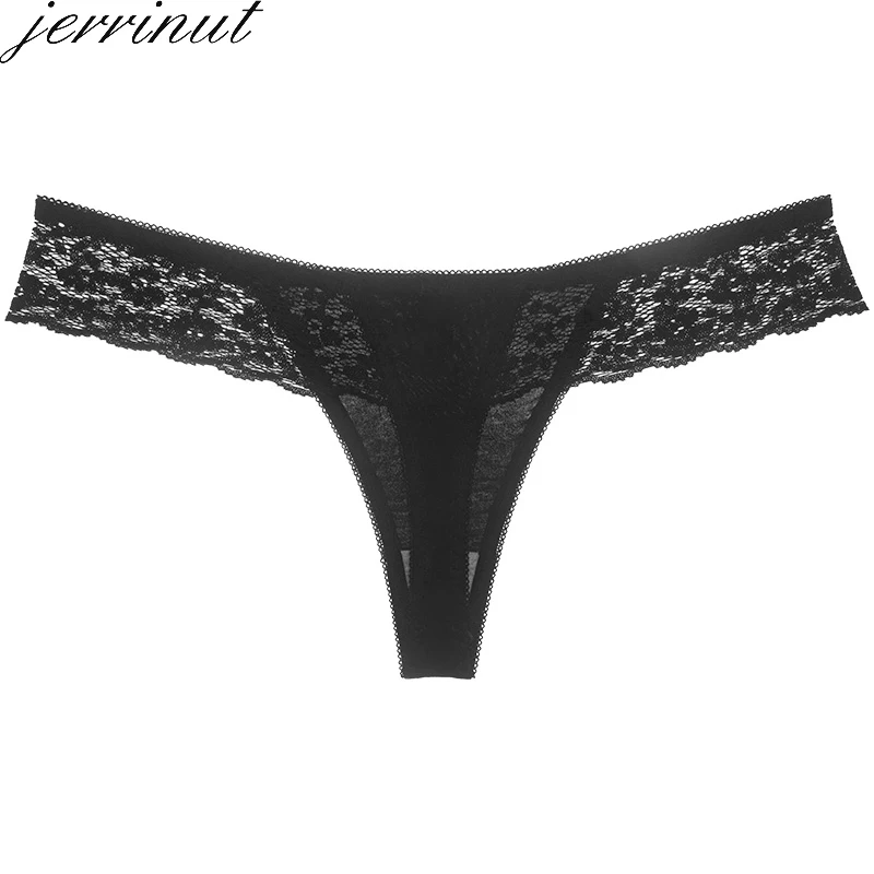 JERRINUT 3 шт сексуальные кружевные трусики стринги Женское нижнее белье женские