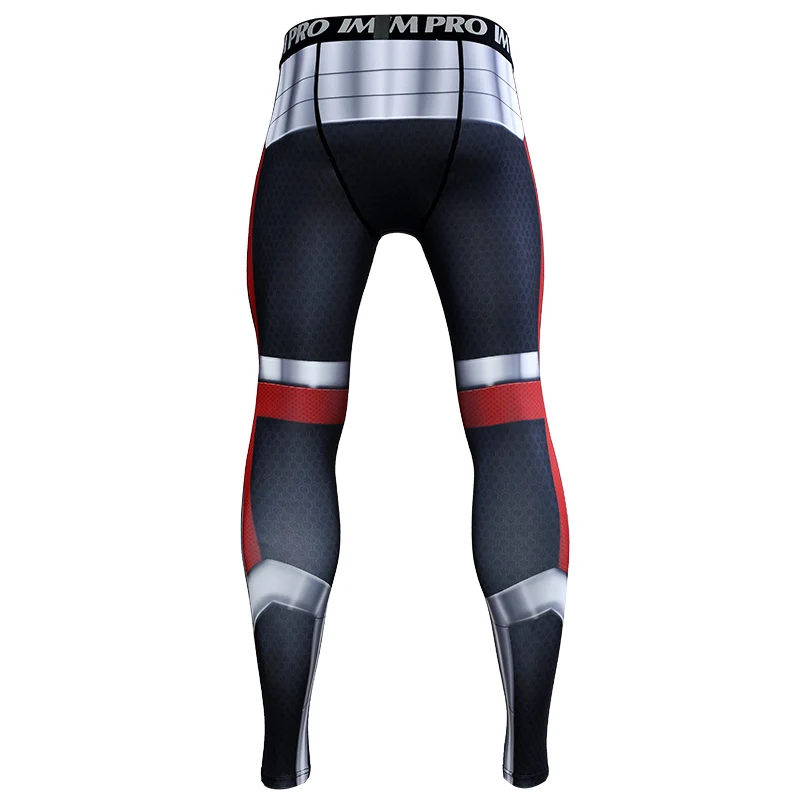 Мстители 4 эндшпиль Квантовая война 3D Печатный узор компрессионные колготки брюки мужские спортивные штаны обтягивающие леггинсы брюки мужские