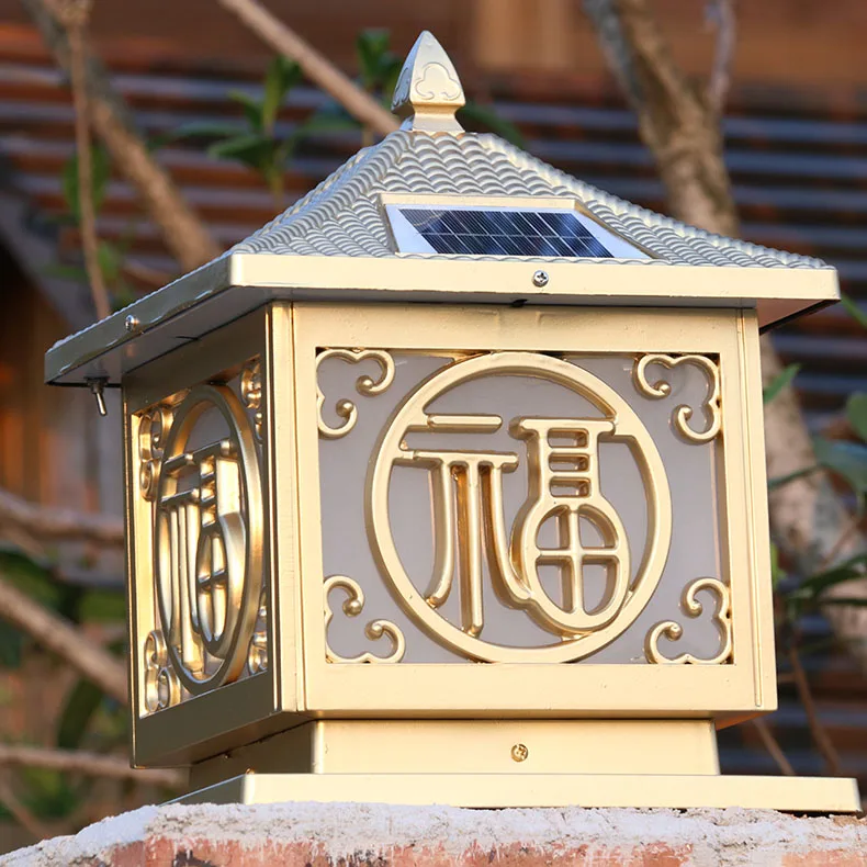 Impermeável e Prevenção de Ferrugem Lítio Impermeável Exterior Jardim Luzes Solar Solarlamp Luz Durável 40x40x45cm 6 w 17 Cheap solar light
