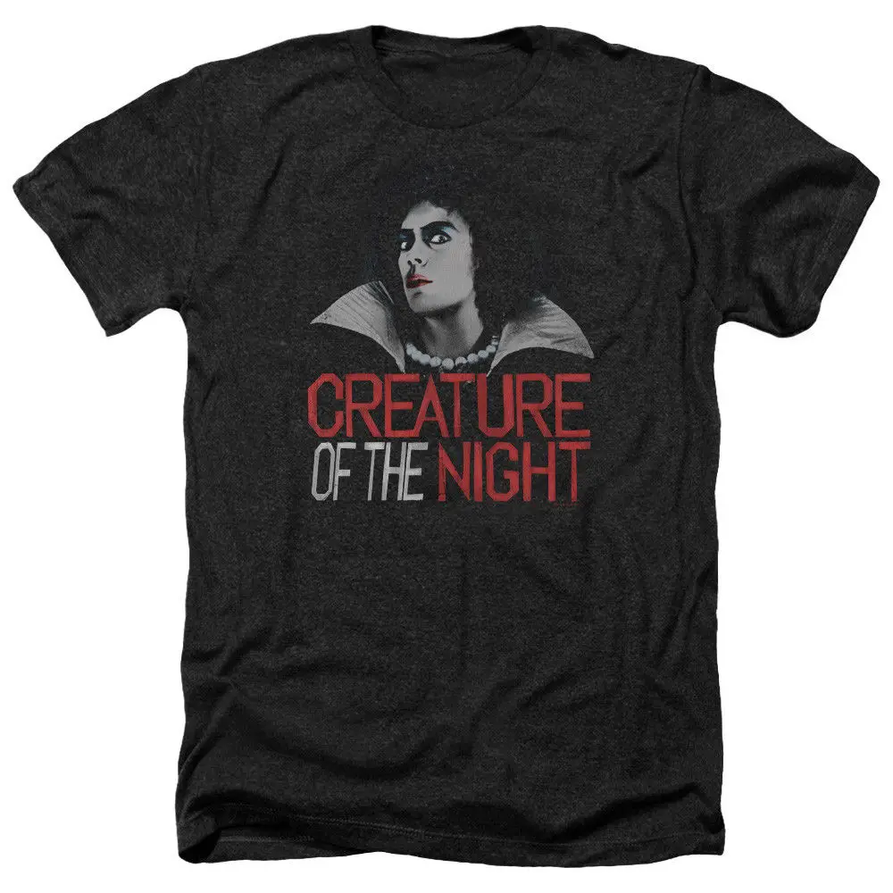 

Rocky Horror Picture Show CREATURE OF THE NIGHT Heather T-Shirt All Sizes Cool Casual pride t shirt men Unisex Fashion tshirt