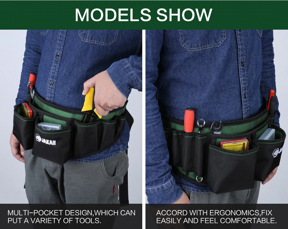 JAKAH Электрические инструмент сумка техник держатель инструмента работы Организатор мешочек инструмент пояс многофункциональный сумки