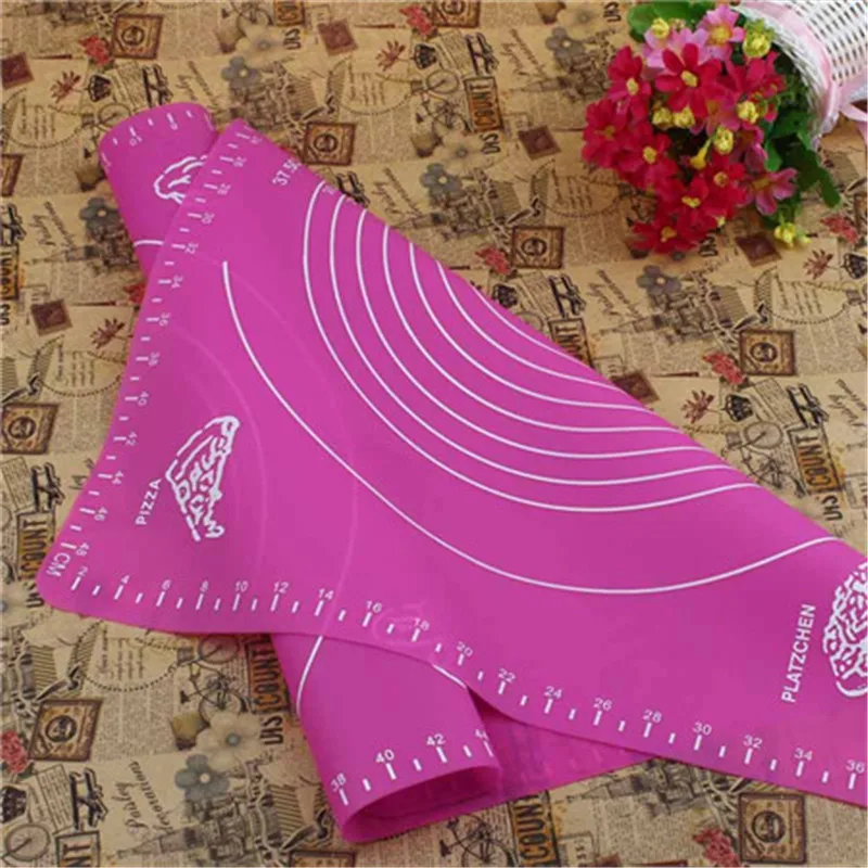 Силиконовый коврик для раскатки мастики большой размер 40*50 см|roll cut mat|silicone rolling