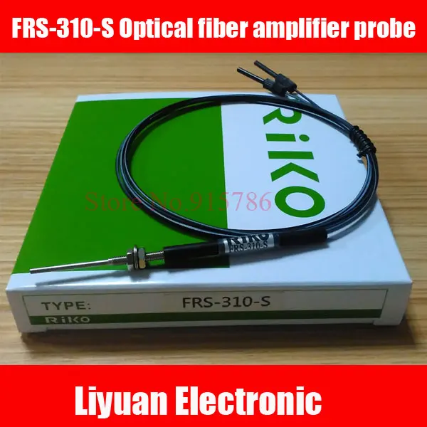 

2pcs FRS-310-S Optical fiber amplifier probe M3 Fiber optic sensor Reflection type Photoelectric Sensor Thread diameter 3MM