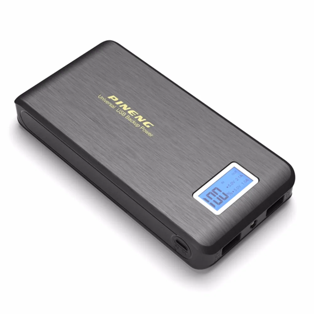 bilder für Original PINENG 15000 mAh Dual USB LCD Taschenlampe Power Externe Handys Ladegerät Bewegliche Energienbank Für iphone Android bilder für Original PINENG 15000 mAh Dual USB LCD Taschenlampe Power Externe Handys Ladegerät Bewegliche Energienbank Für iphone Android