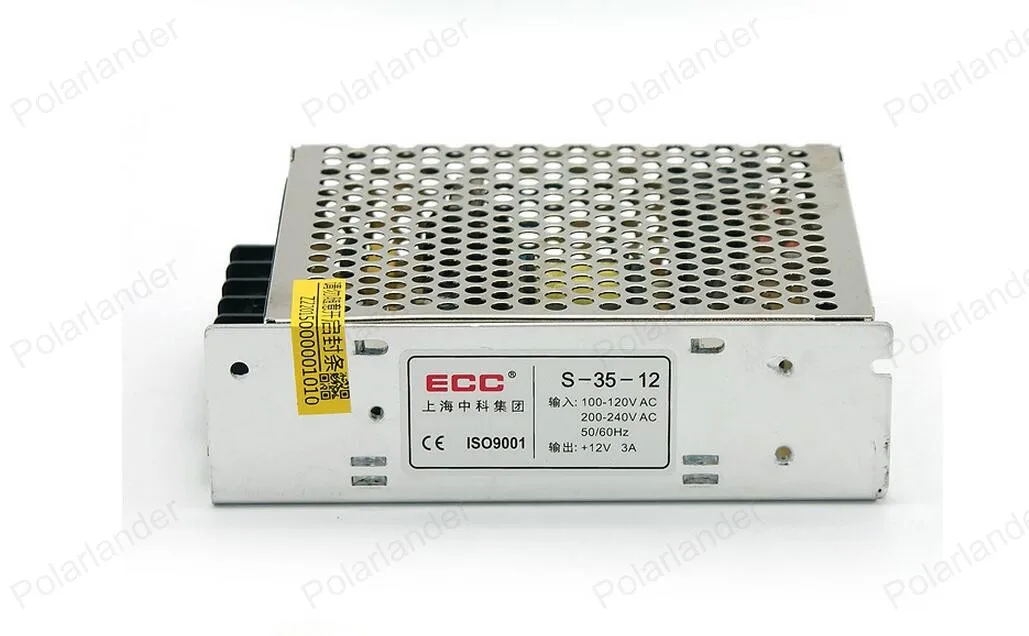 12V 3A 36W импульсный источник питания Драйвер для светодиодных полос освещения Трансформатор блок питания 12v AC110V-220V вход, 12V Выход