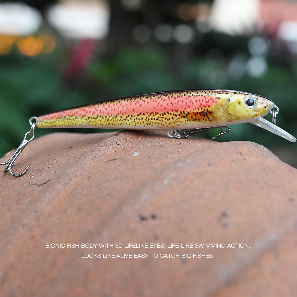 Воблеры TREHOOK для рыбалки Minnow 10 см 11 г плавающая приманка рыболовные приманки