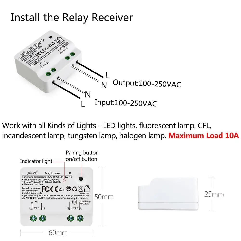 Цена Kinetic беспроводной переключатель света комплект, без батареи без проводки, быстрое создание или перемещение выключателей ВКЛ ВЫКЛ для ламп в...