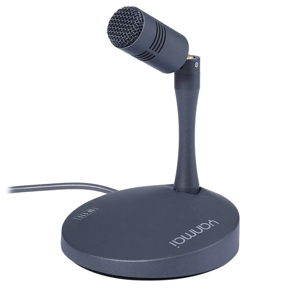 SF 111 Wired Desktop Condenser Microphone 3.5mm Stereo MIC for PC