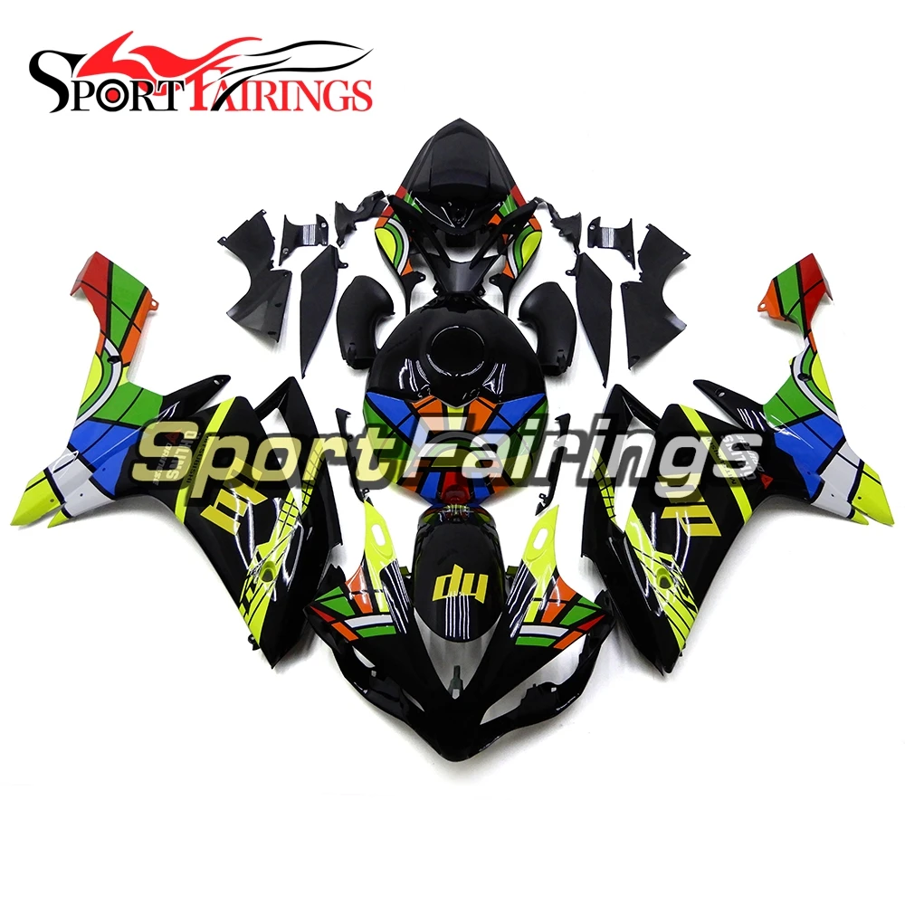 

Plastic Full Fairings For Yamaha YZF 1000 R1 07 08 2007 2008 Injection ABS Motorcycle Cowlings Body Kit Colorful Carenes Panels