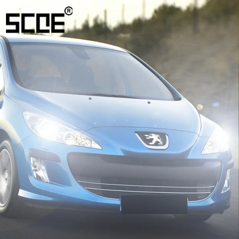 2 шт. галогенные лампы для Peugeot 206 207 208 301 307 308 408 SCOE|headlight car|low beambulbs car |