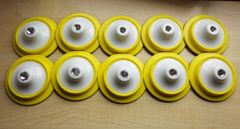 

10pcs soft edge polishing pad self adhesive 125mm 5" thread M14 sanding disc polish pad for electric angle grinder polisher