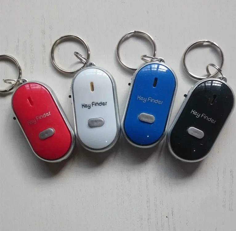 500pcs Keyfinder Sound Control Whistle Locator Key Finder with keychain,free shi