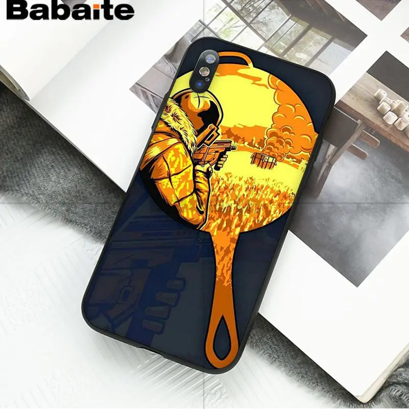 Babaite PUBG Высокое качество Аксессуары для телефонов Чехол для iPhone 8 7 6 6S Plus 5 5S SE XR X XS MAX Coque Shell