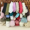 Mixed random delivery 50 yards / lot lace garment sewing fabric decorative cotton crochet lace ribbon handmade jewelry process ► Photo 1/6