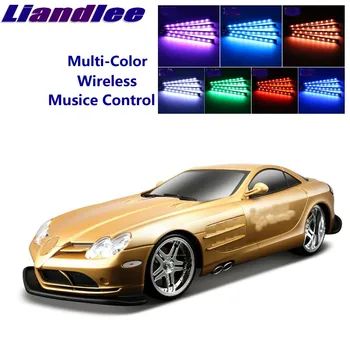 

LiandLee Car Neon Color-Changing Light of Atmibient Inside Footwell Light LiandLee For Mercedes Benz MB SLR 2003~2010 Car