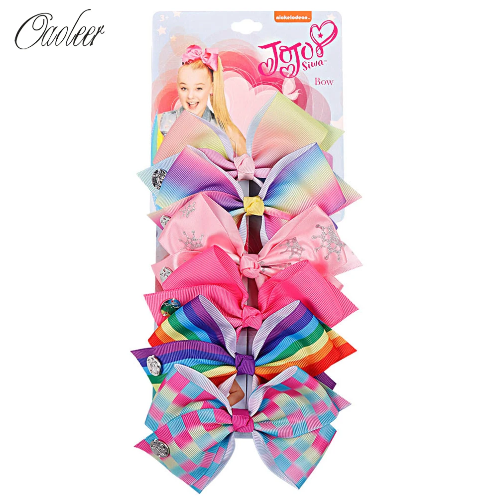 Аксессуары для волос Oaoleer банты JOJO siwa девочек заколки с