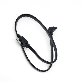 

10PCS SATA Cable SSD HDD Hard Drive Cables SATA 3.0 Data 90 Degree Right Angle Power Splitter Cables 6Gbps 40cm/ 15.75inch