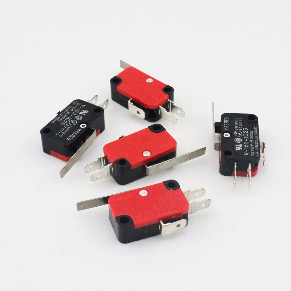 5 Pcs 1NO+1NC Srew Connector Actuator Limit Micro Switch 16A 4A 250VACin Switches from Lights