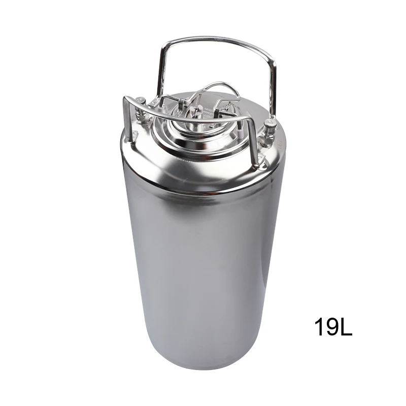 

19L New Stainless steel Ball Lock Cornelius Style Beer OB Keg With Metal Handles