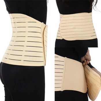 

New Post Natal Waist Toner Abdominal Binder Support Slimming Stomach Tummy Belt