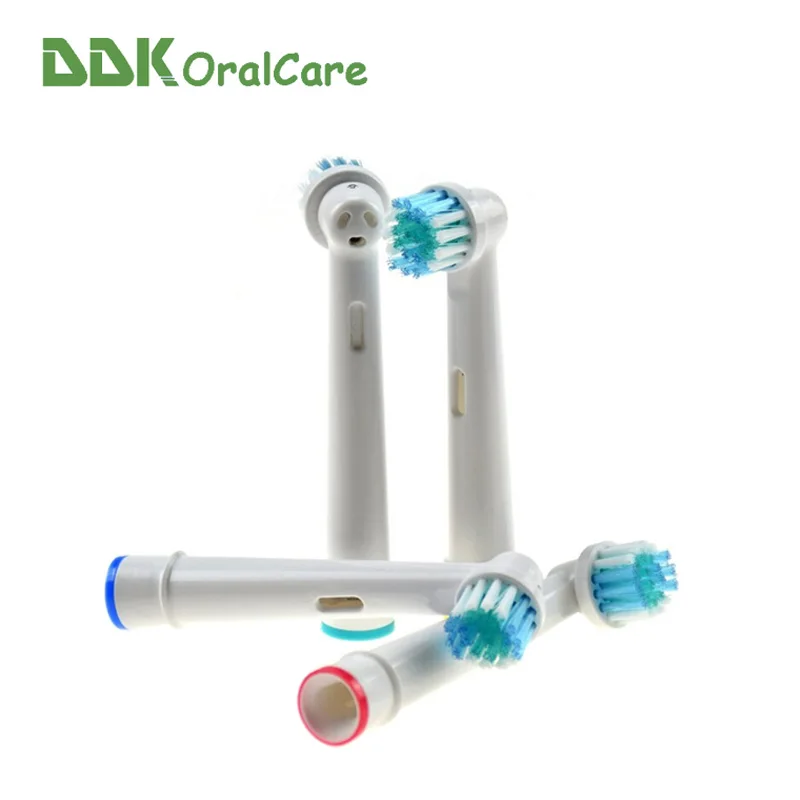 8PCS=2packs SB-17A replacement for braun oral b electric toothbrush heads vitality soft bristles precision clean 3d white
