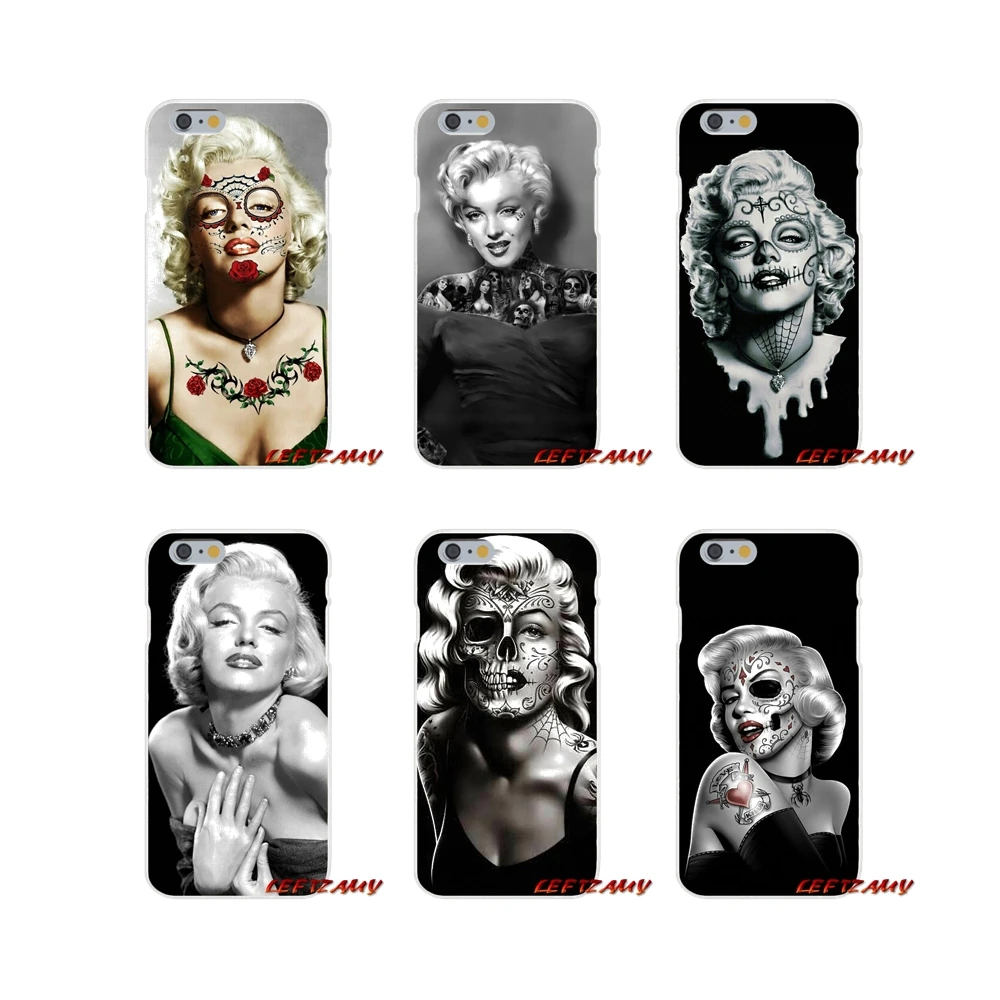 Для Samsung Galaxy A3 A5 A7 J1 J2 J3 J5 J7 2015 2016 2017 аксессуары для телефона чехлы Marylin Monroe Tatooe очки |