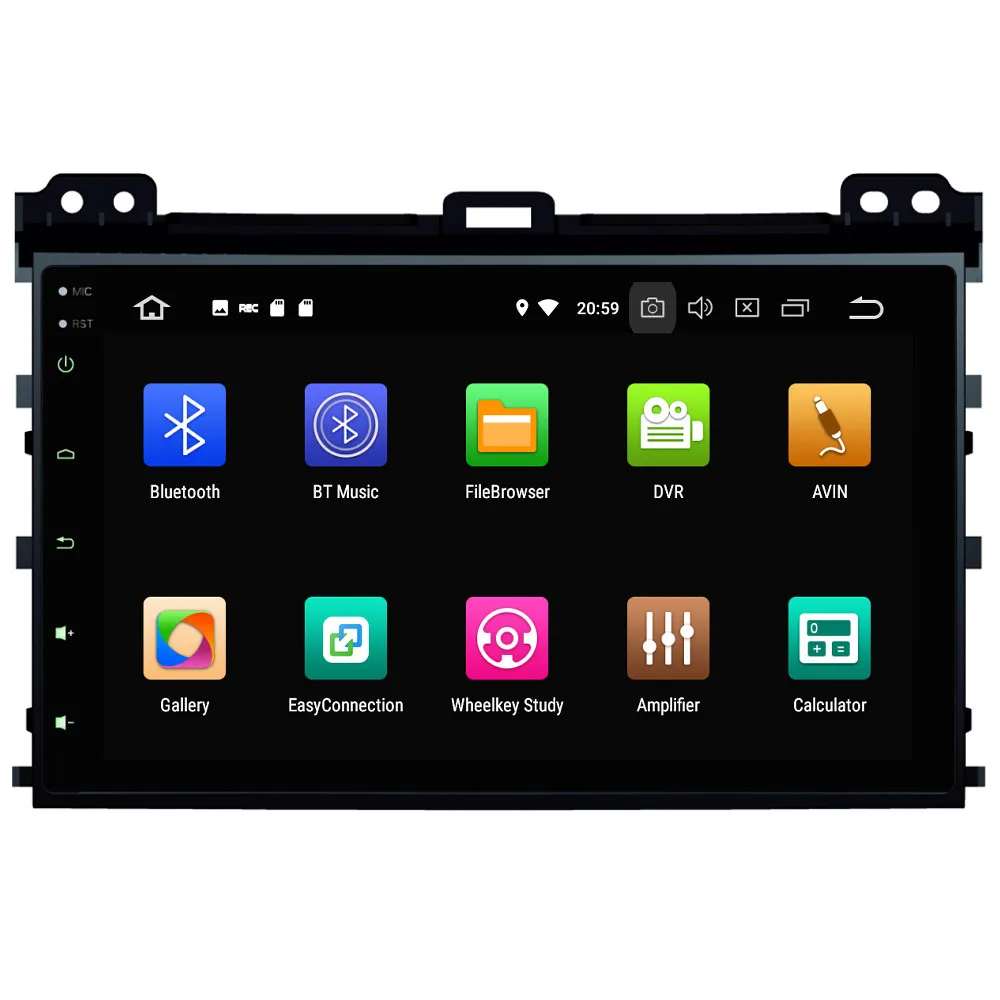 Top 9" IPS Octa Core 4G Android 8.1 4GB RAM 64GB ROM Car DVD Player Radio GPS Glonass For Toyota Land Cruiser Prado LC120 2004-2010 1