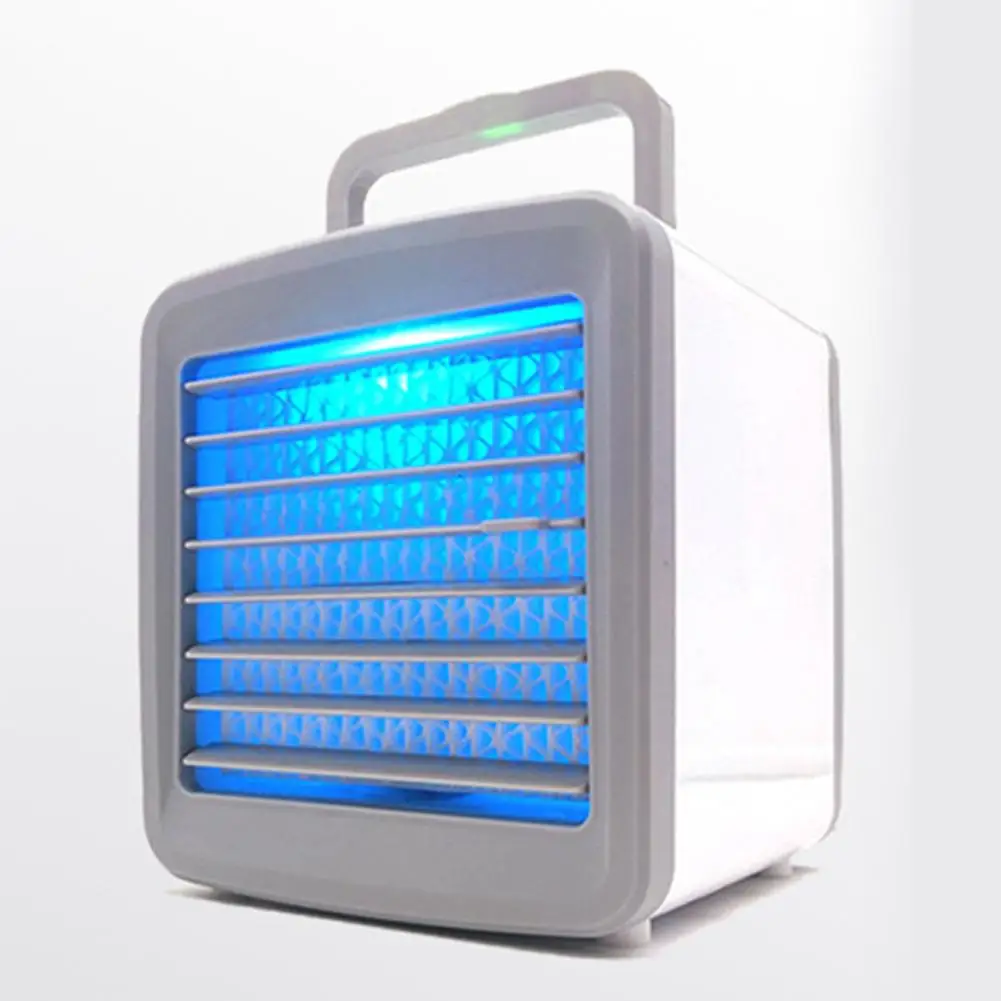 

Mini USB Portable Air Conditioner Humidifier Purifier Light Desktop Air Cooling Fan Air Cooler Fan For Office Room 3-speed #4