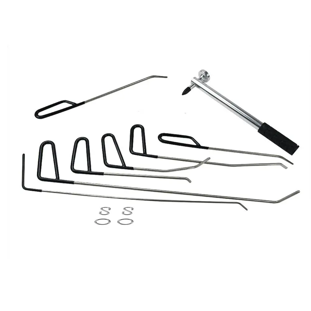 Furuix стержни Крюк Инструменты безболезненный вмятин ремонт автомобиля инструмент для удаления вмятин набор градом молоток