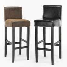 Европейский барный стул бар высокое Ресторан горячий горшок стул Nordic простой твердой древесины стул для кассира низкий стул