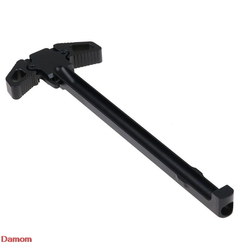 

Butterfly Pulping Machine Premium Charging Handle Black AR Metal Ambidextrous Handle Tool Parts
