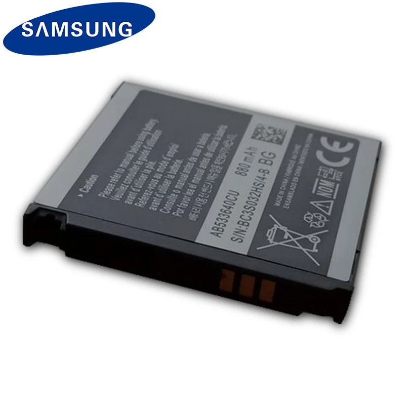 Samsung телефон Батарея AB533640CC AB533640CU для samsung S3600C GT-S3600i S6888 S3710 S3930C S3601 S3601C S5520 S569 880 мА-ч