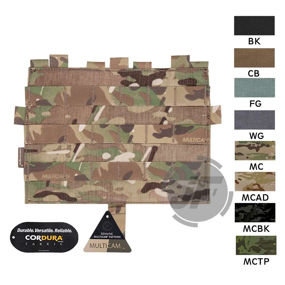 

Emerson CP Style Detachable Front MOLLE Panel EmersonGear Tactical MOLLE Modular Platebag for AVS & JPC2.0 Vest w/ Hook & Loop