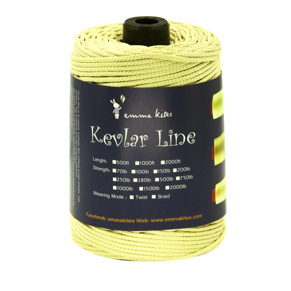 

2.8mm Kite Line String Braided Kevlar Line for Fishing Camping Tactical Backpacking Outdoor Cord