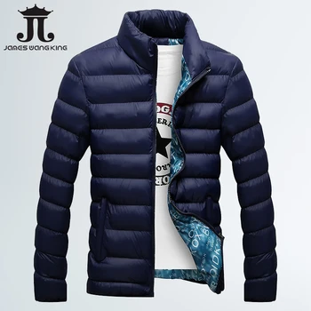 

Winter Jacket Men 2019 Fashion Stand Collar Male Parka Jacket Mens Solid Thick Jackets and Coats Man Winter Parkas plus size 6XL