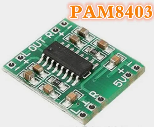 5 шт./лот PAM8403 Мини цифровой усилитель мощности борту миниатюрный класса D USB