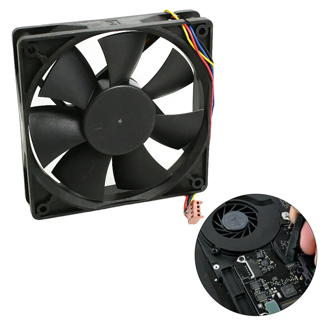 Computer CPU Fan DC 12V 4 Pin Connector Cooling Fan for Computer Box CPU Cooler Radiator