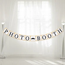 Буквы "Фотокабины» с блестками для студийной Фотокабины гирлянда висящий баннер флаг овсянка для романтической свадьбы, вечеринки украшения свадебные принадлежности