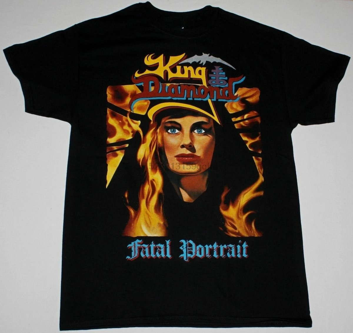 Новая Черная Мужская футболка King Diamond Fatal Portrait Mercyful Fate Death Thrash|Футболки| |