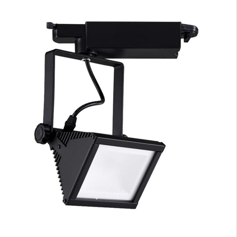 

2018 new led track light cob 20w 30w clothing store square track lights led spot lights ac85-265v led light for rail